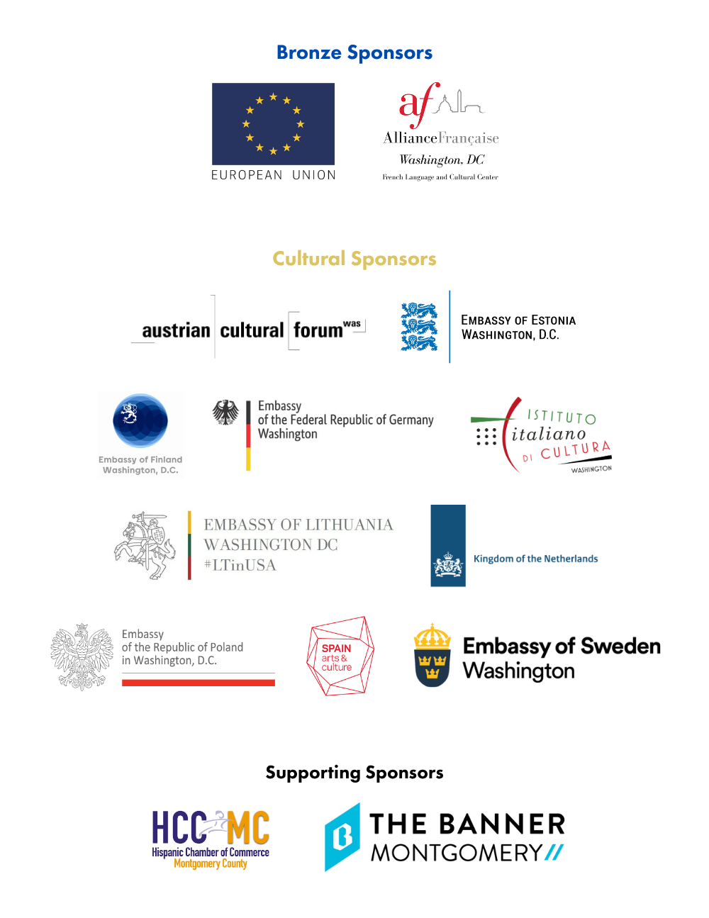 EU Sponsors (9)